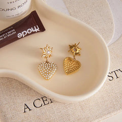 Sunlit Heart Earrings