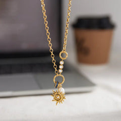 Sunlit Talisman Charm Necklace