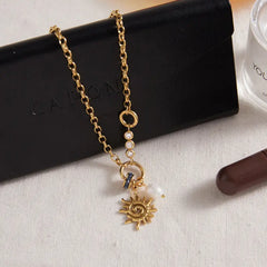 Sunlit Talisman Charm Necklace