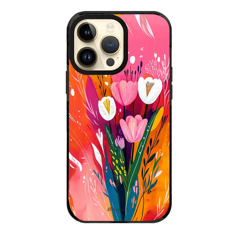 Sunrise Tulips iPhone Case - milkycases iphone case - elite iphone case