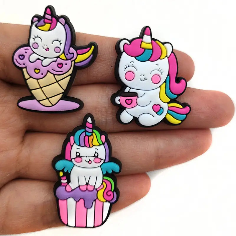 Sweet Unicorn Jibbitz for Crocs iPhone Case