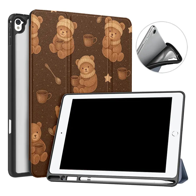 Teddy Café iPad Case - milkycases