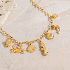 Tidepool Treasures Charm Necklace