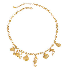 Tidepool Treasures Charm Necklace