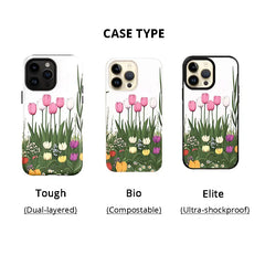 Tulips Garden iPhone Case