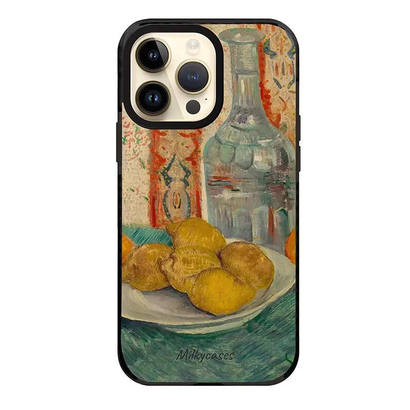 Van Gogh's Carafe and Dish with Citrus Fruit iPhone Case