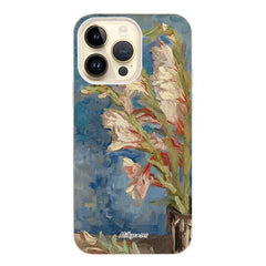 Van Gogh's Vase with Gladioli and Chinese Asters iPhone Case - milkycases iphone case - artistic - compostable iphone case - biodegredable