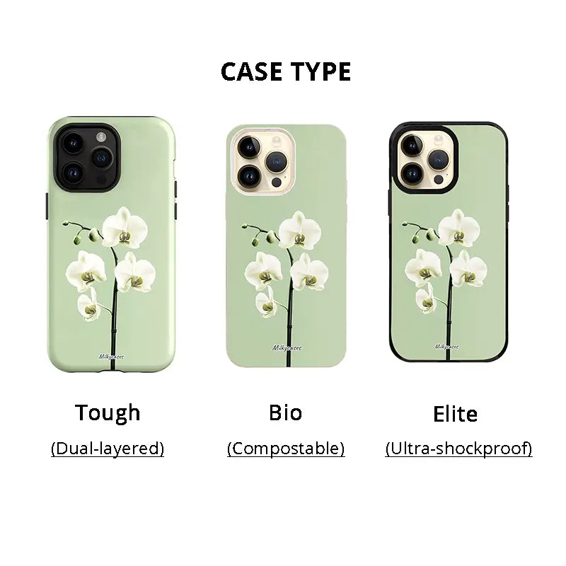 Verdant Orchid iPhone Case - milkycases iphone case - 1 case type