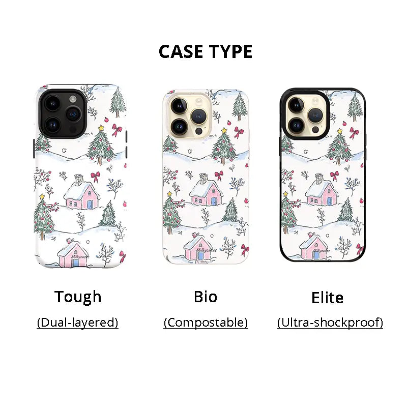 Winter Cottage iPhone Case - milkycases iphone case - 1 case type