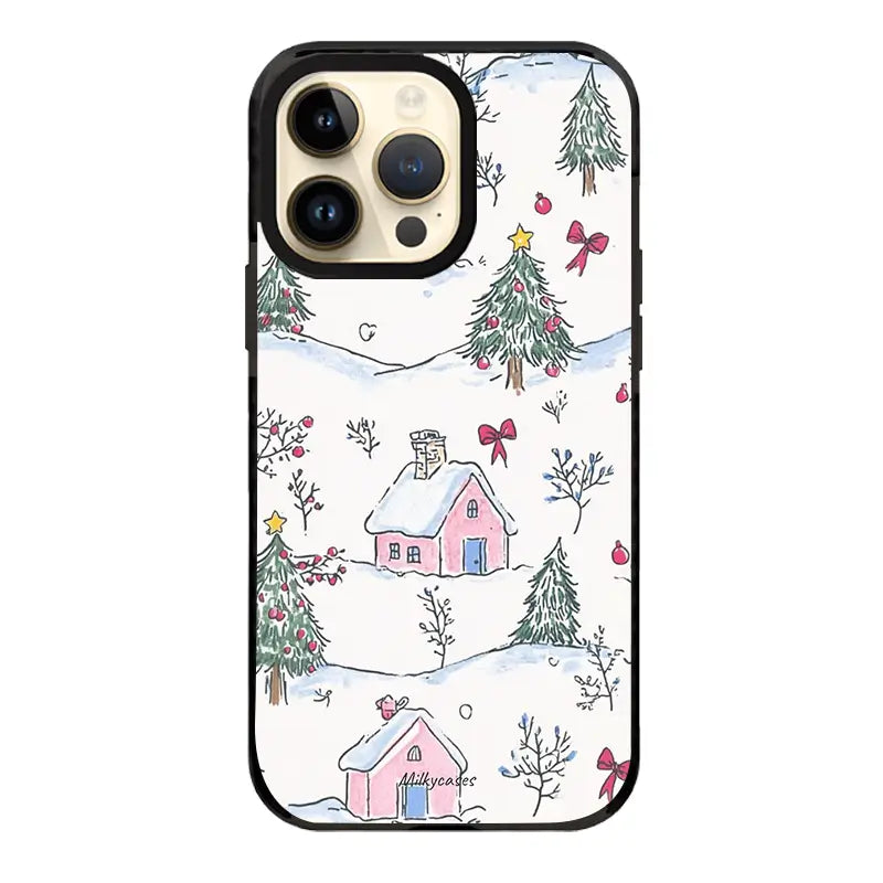 Winter Cottage iPhone Case - milkycases iphone case - elite iphone case