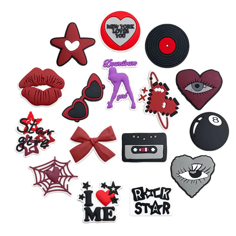 Y2K Mood Hole Charms for Crocs iPhone Case