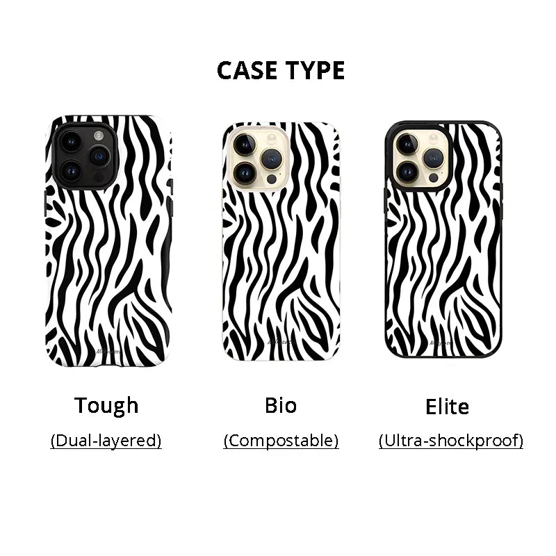 Zebra Stripe iPhone Case - milkycases iphone case - 1 case type