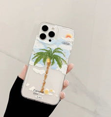 coconut tree iphone case - milkycases