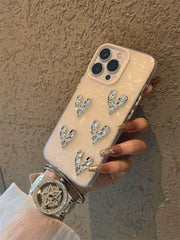 Heart Shell Pattern iPhone Case