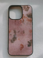 Mama Handmade iPhone Case - Pink Botanical Hand-Dyed Cloth 001