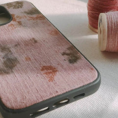 Mama Handmade iPhone Case - Pink Botanical Hand-Dyed Cloth 001