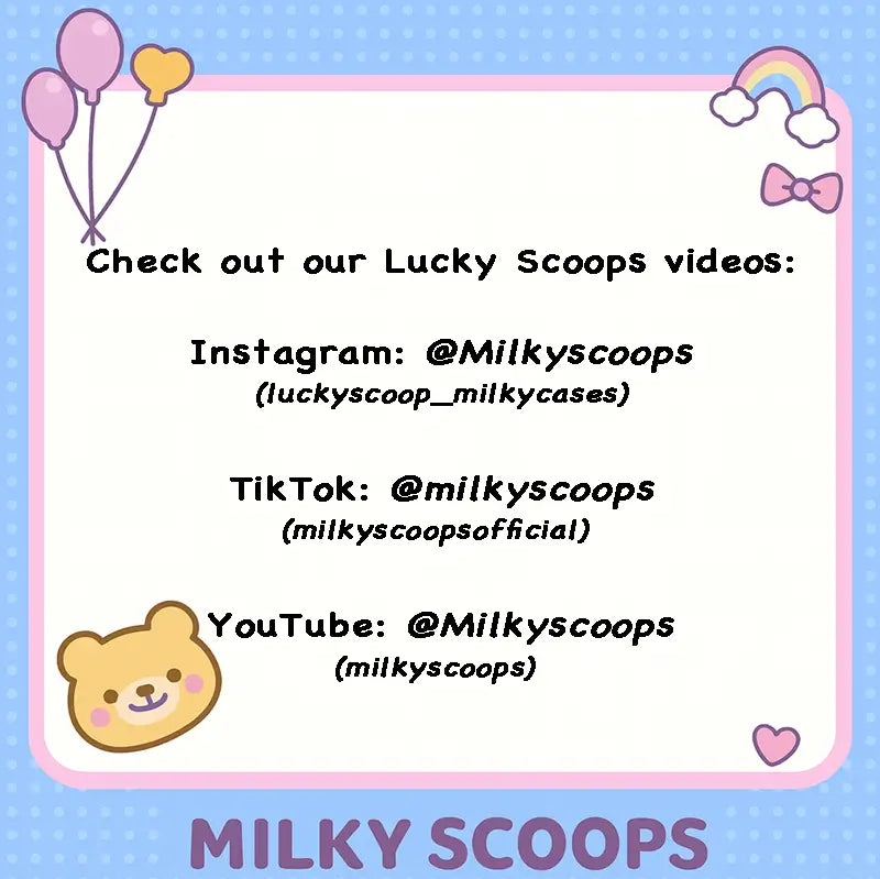 milky scoops - lucky scoops - milkycases
