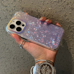 Purple Shell Pattern iPhone Case