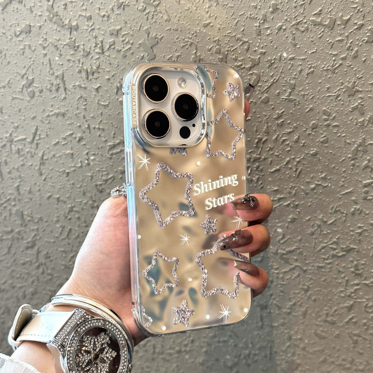 Shinning Star Shell Pattern iPhone Case